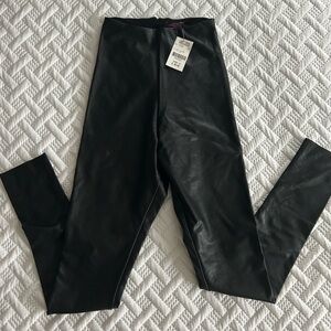 Commando Black Faux Leather Leggings